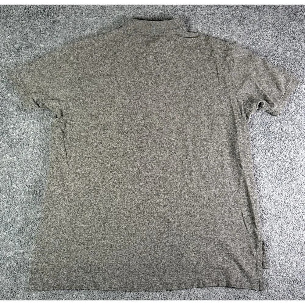 Polo Ralph Lauren Men Polo Shirt XL Gray Cotton Short Sleeve Classic Fit Preppy